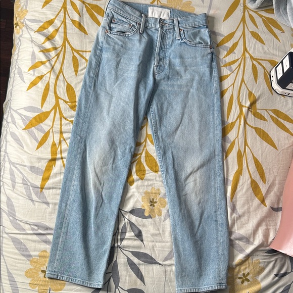 MOTHER Light Wash Men's Straight Jeans